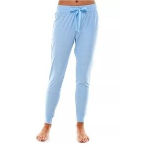 Roudelain women's Loungewear Jogger Pants-Blue Large